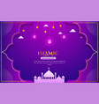 islamic arabic luxury elegant banner template vector image vector image