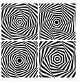 abstract patterns of black and white lines vector image vector image