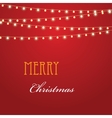christmas postcard vector image vector image