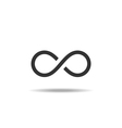 infinity symbol vector image vector image