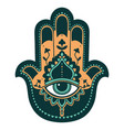 tattoo style icon a hamza vector image