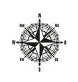 vintage navigation compass icon vector image