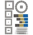 greek key pattern vector image