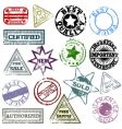 grunge rubber stamps vector image