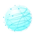 inside the web - world concept vector image