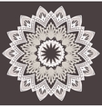 flower mandala vector image