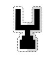 american football arch icon vector image vector image