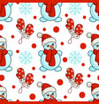 kawaii christmas collection vector image