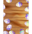 painted easter eggs eps 10 vector image vector image
