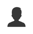 man male avatar silhouette person icon vector image