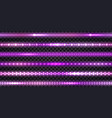 purple led strips and garlands with neon glowing vector image