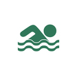swimming water sport icon vector image