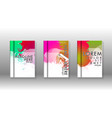 design background cover with colorful abstract vector image