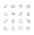 medical icon urgency healthcare emergency capsule vector image