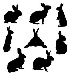 Silhouette of beggar Royalty Free Vector Image