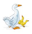 mother goose vector image