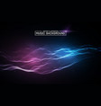 music abstract background blue equalizer vector image