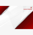 abstract template red and white diagonal vector image