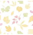 abstract textile texture fall leaves seamless vector image