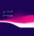 gradient wave abstract background presentation vector image vector image