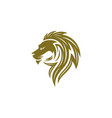 lion logo design template vector image