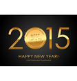 certificate - 2015 best year 100 satisfaction vector image vector image