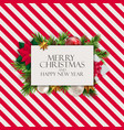 holiday new year and merry christmas background vector image