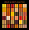 brown color gradients collection for any kind vector image