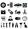 mechanic workshop vector image