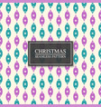 seamless colorful pattern with christmas vector image
