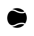 tennis ball icons symbol or emblem vector image vector image