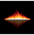 object fire reflection vector image