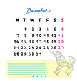 2015 december sheep vector image