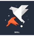 skill icon vector image vector image
