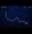 city map navigation interface gps navigator screen vector image