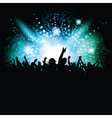 music crowd vector image vector image