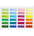 realistic sticky notes collection post note vector image