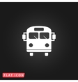 school bus flat icon vector image