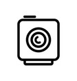 action camera icon isolated contour symbol vector image