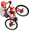 cyclist vector image vector image
