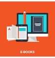 e-books vector image