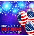 fireworks background for 4th of july vector image vector image