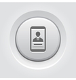 personal profile on phone icon vector image