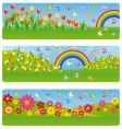spring background vector image