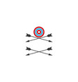 archery logo icon vector image