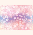 a seamless background with cherry blossoms vector image
