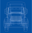 garbage truck concept vector image