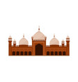 isolated mosque islamic vector image vector image