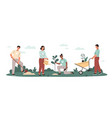 caring for nature and environment concept vector image vector image