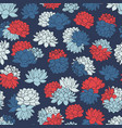colorful hand drawn water lilies seamless pattern vector image vector image